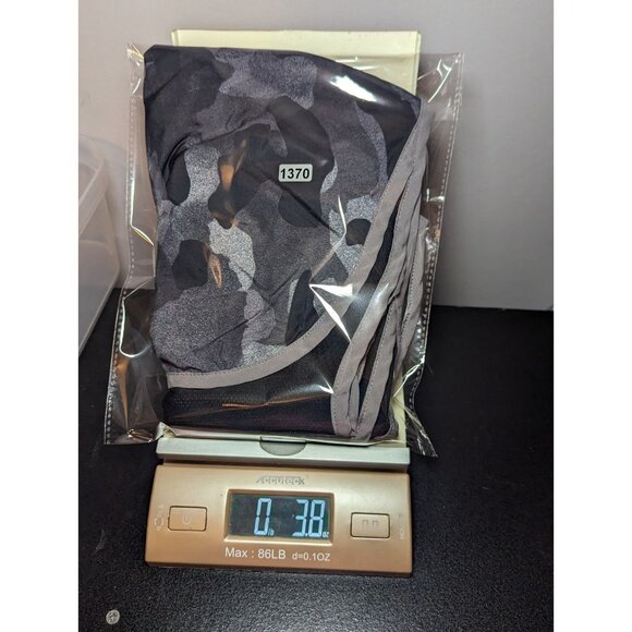 NIKE Dri-Fit Tempo Black And Gray Camo Size Medium Lined Drawstring Athletic - Picture 15 of 15